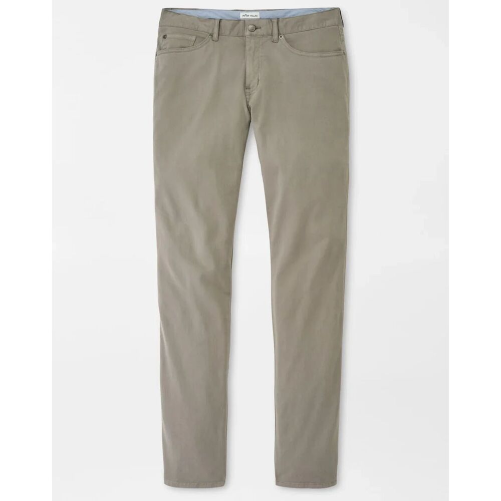 Peter Millar Gale Gray Ultimate Sateen Five-Pocket Pants ME0B39